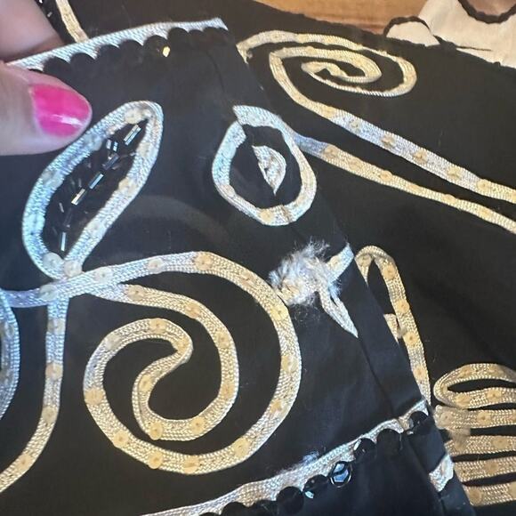 Basil & Maude Black Sequin Skirt - Picture 7 of 14